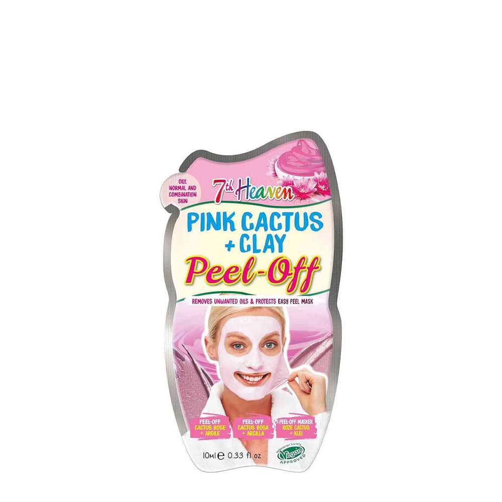 7th Heaven Pink Cactus Clay Peel Off Mask