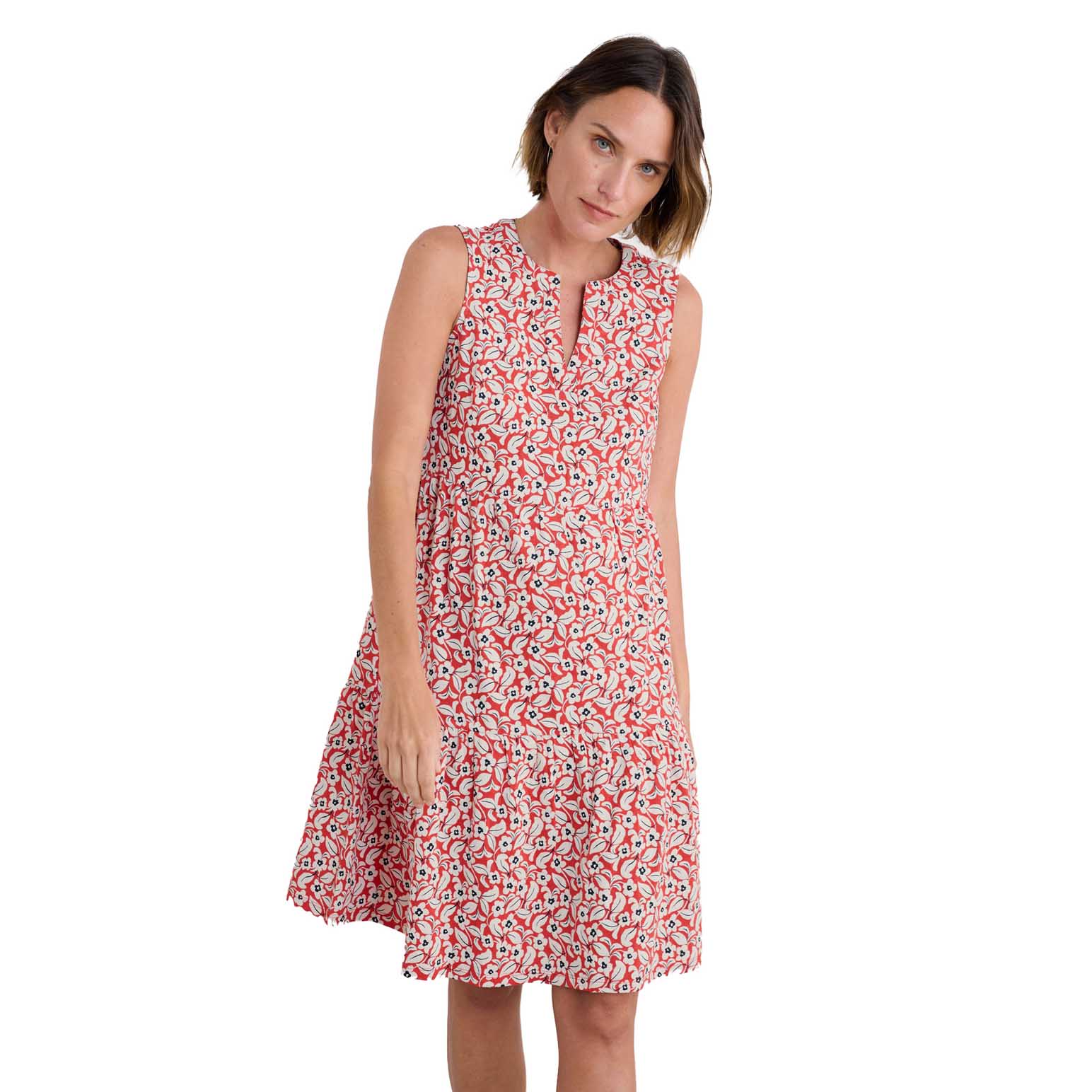 Seasalt Cornwall Bodelva Dress Winsome Floral Sunstone