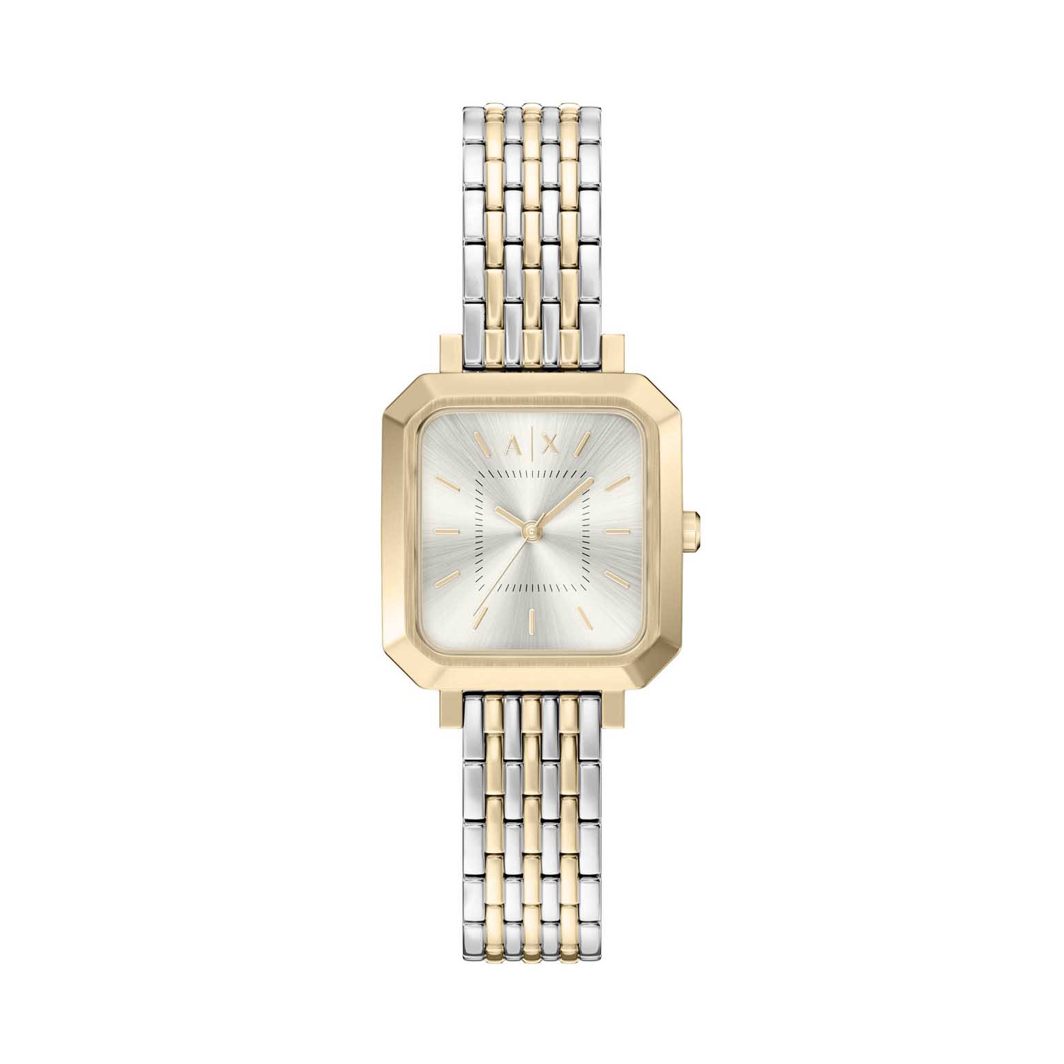 Armani Exchange Three-Hand Two-Tone Stainless Steel Watch