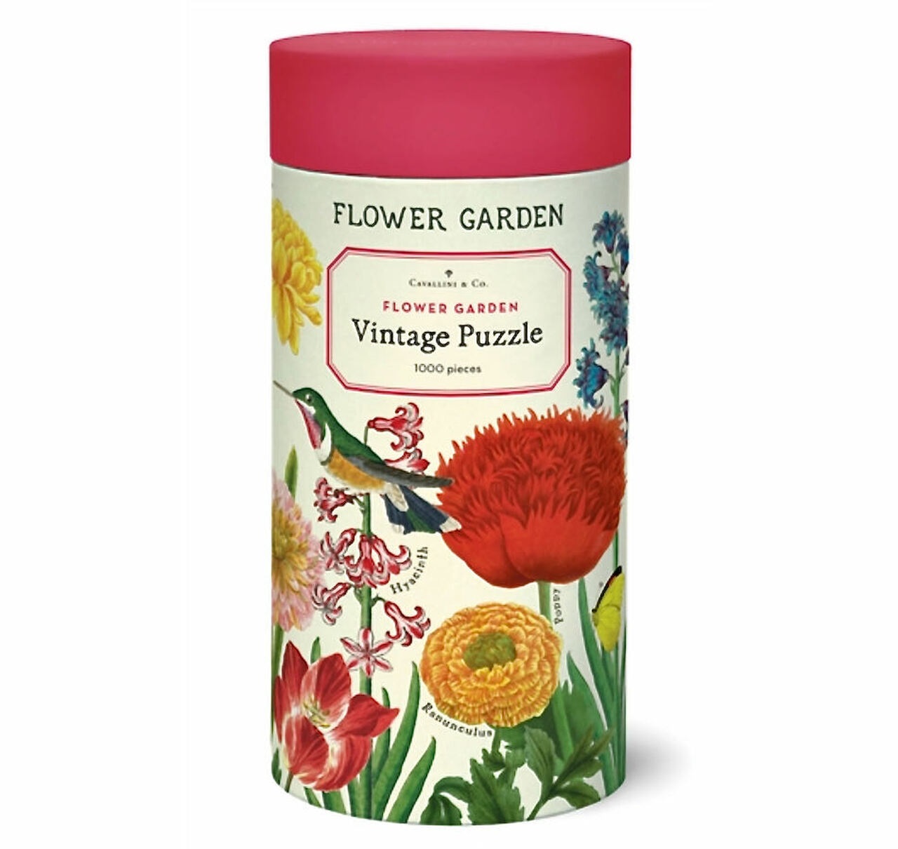 Cavallini Flower Garden 1000 Pce Vintage Puzzle