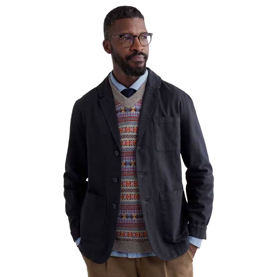 Seasalt Cornwall Mens Tollgate Jacket Inkwell