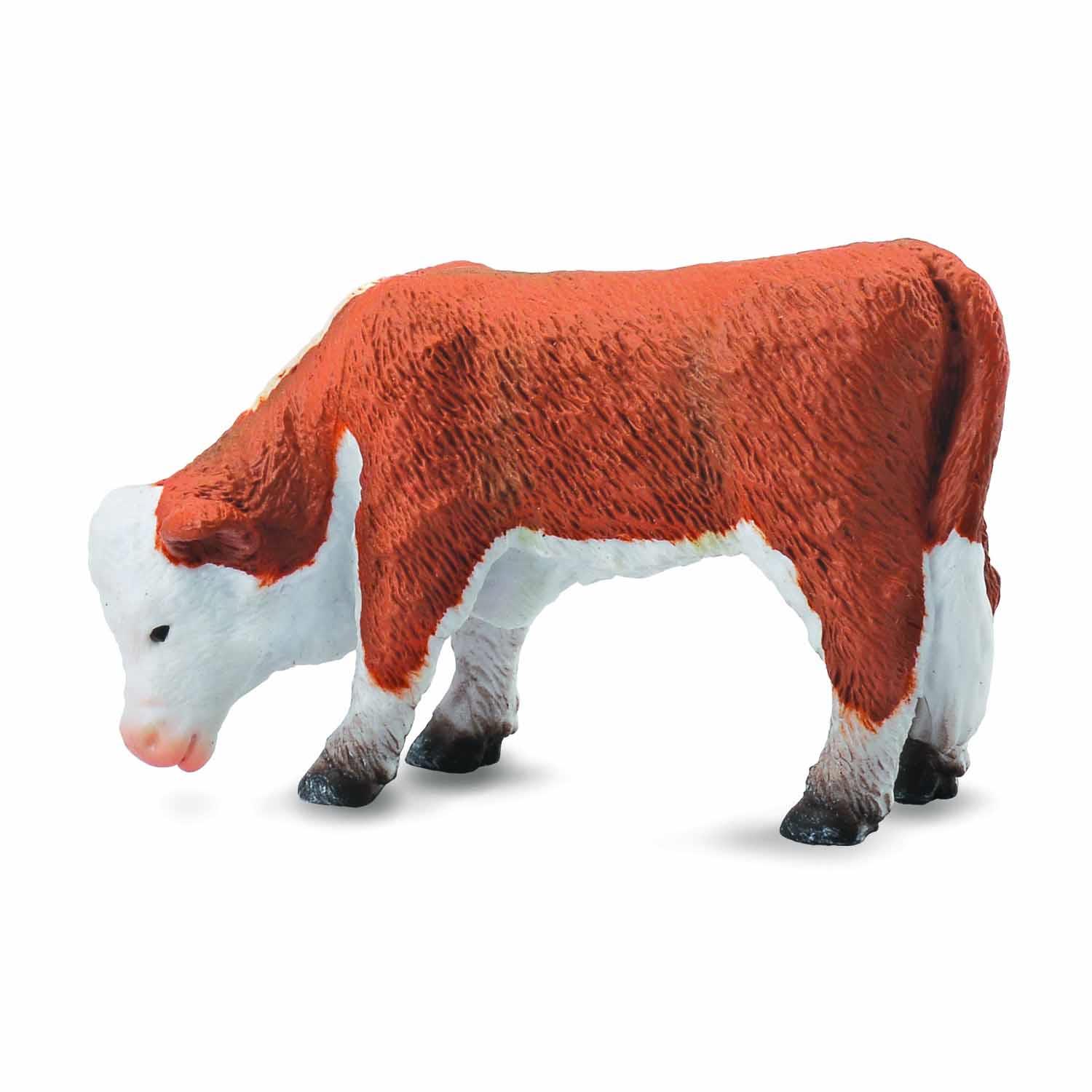 CollectA Hereford Calf Grazing Figurine
