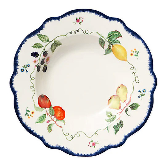 Casa Domani Frutta Scallop Rim Bowl 22x3.5cm