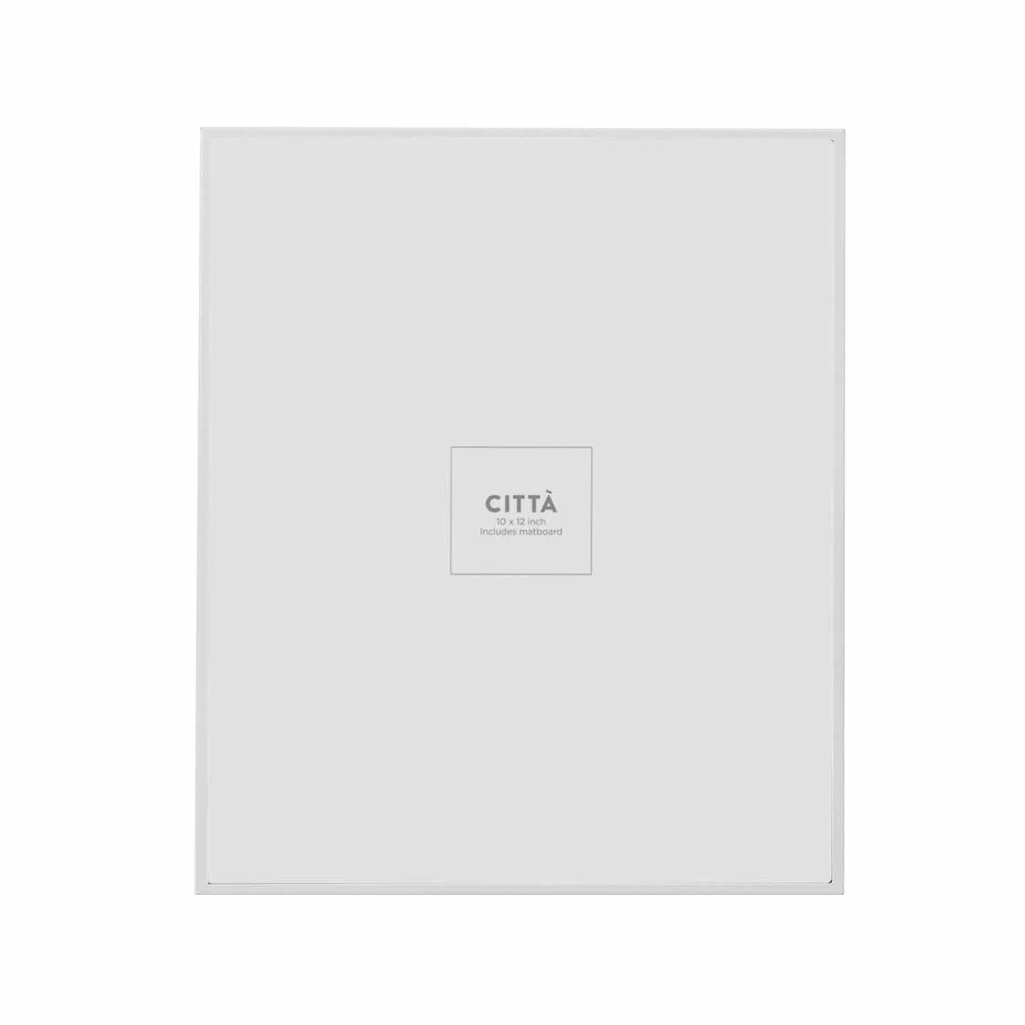 Città Metal Photo Frame White (Photo 5x7in) 25.5x3.5x30cm