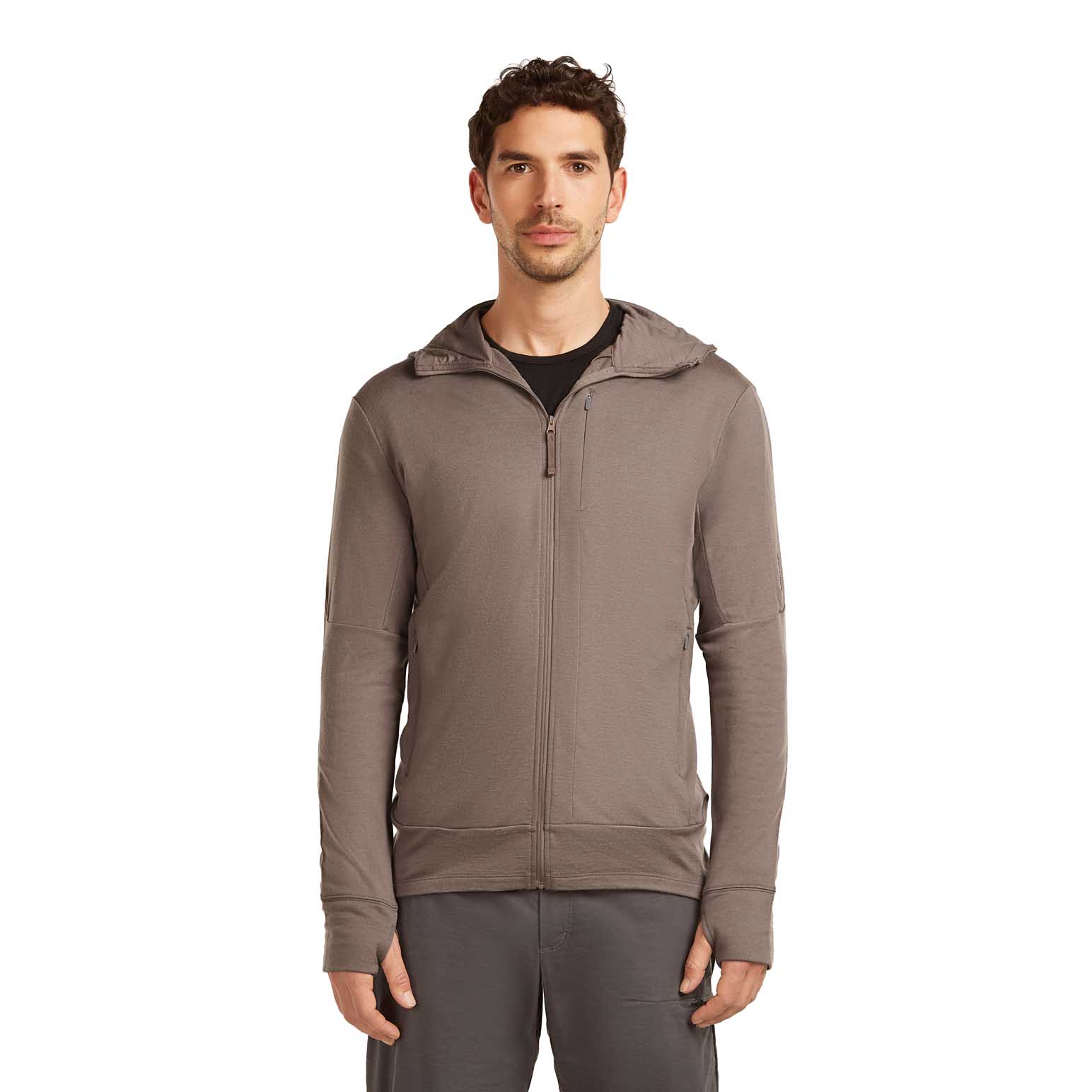 Icebreaker M Merino 260 Quantum Long Sleeve Zip Hoodie