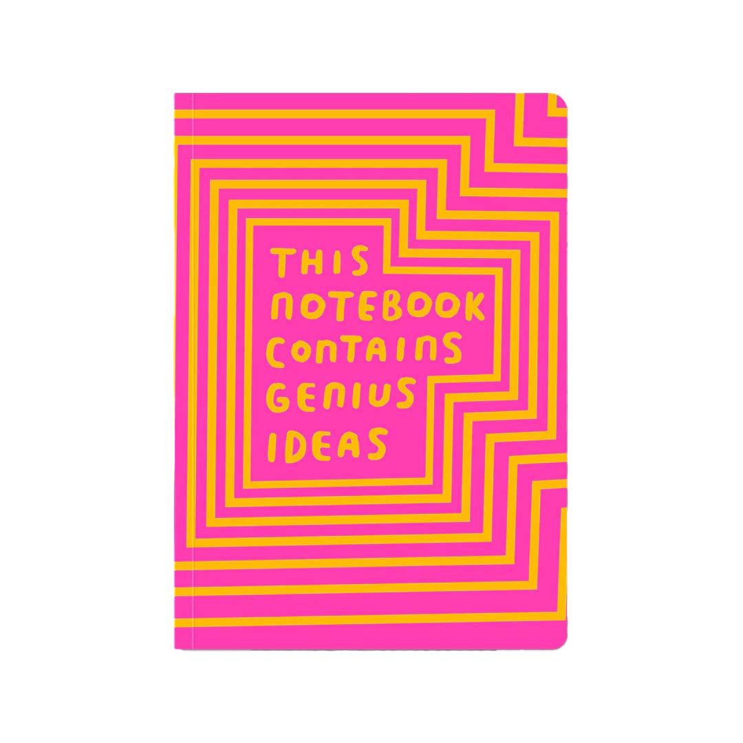 Oh Deer This Contains Genius Ideas A5 Soft Cover Notebook