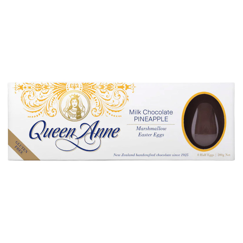 Queen Anne Milk Chocolate Pineapple Marshmallow Easter Eggs 200g