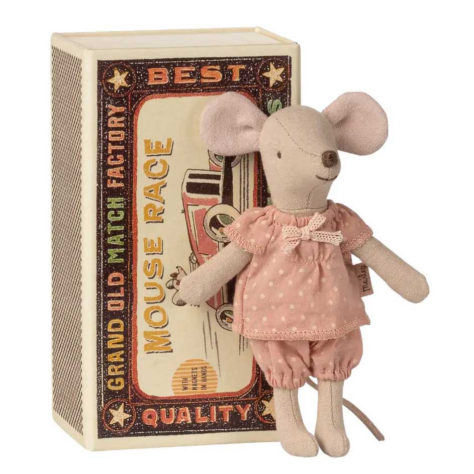 Maileg Big Sister Mouse In Matchbox