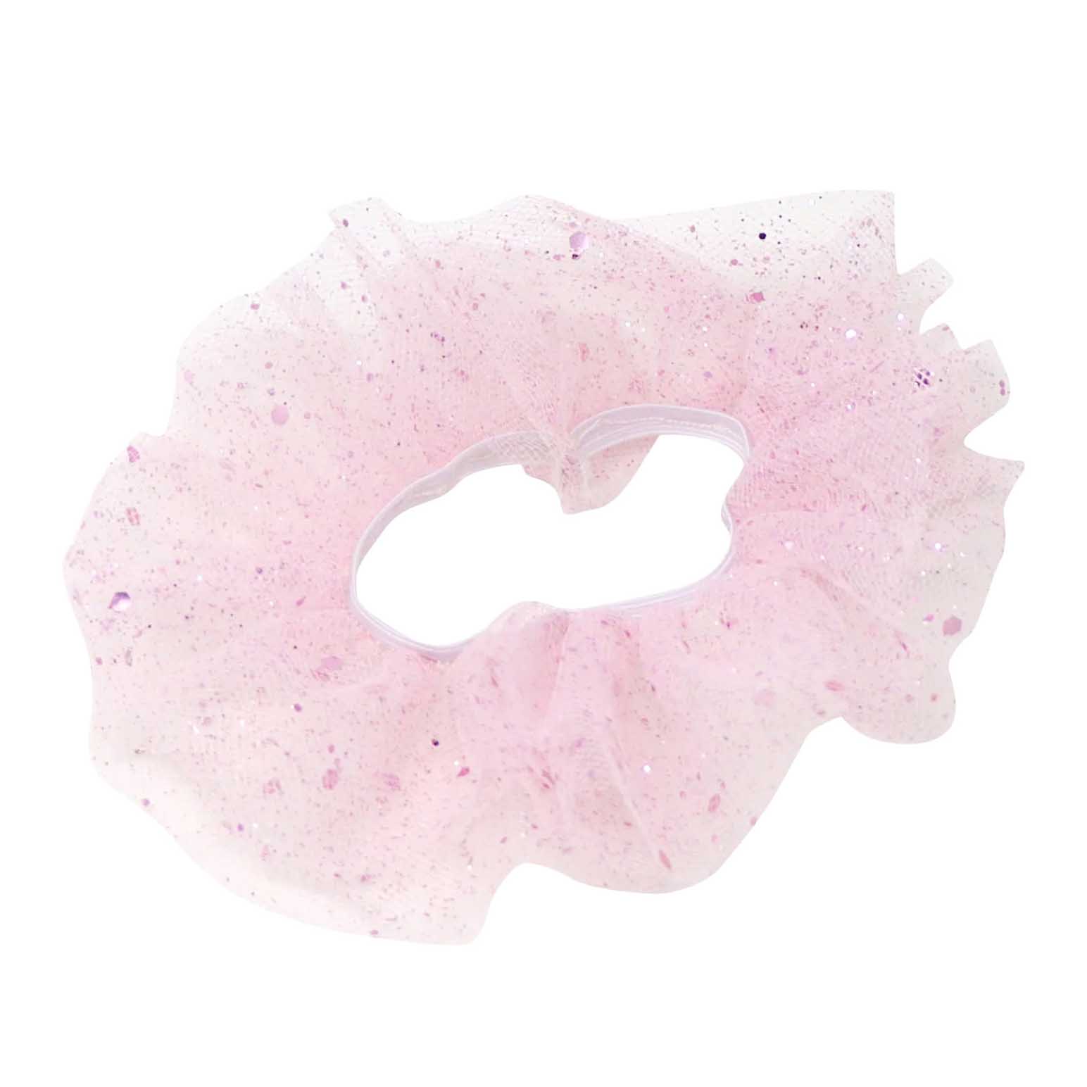 Pink Poppy Ballerina Hair Scrunchie