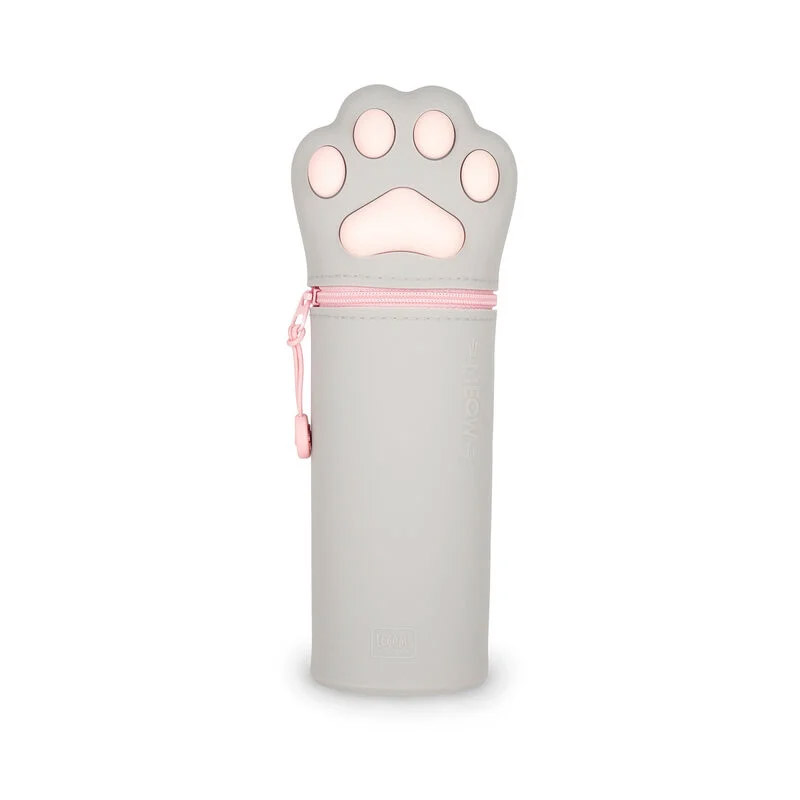 Legami Kawaii 2-In-1 Soft Silicone Kitty Paw Pencil Case