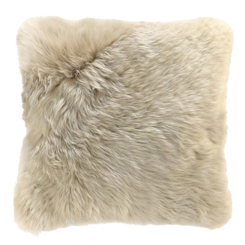 MM Linen NZ Wool Sheepskin Cushion 50x50