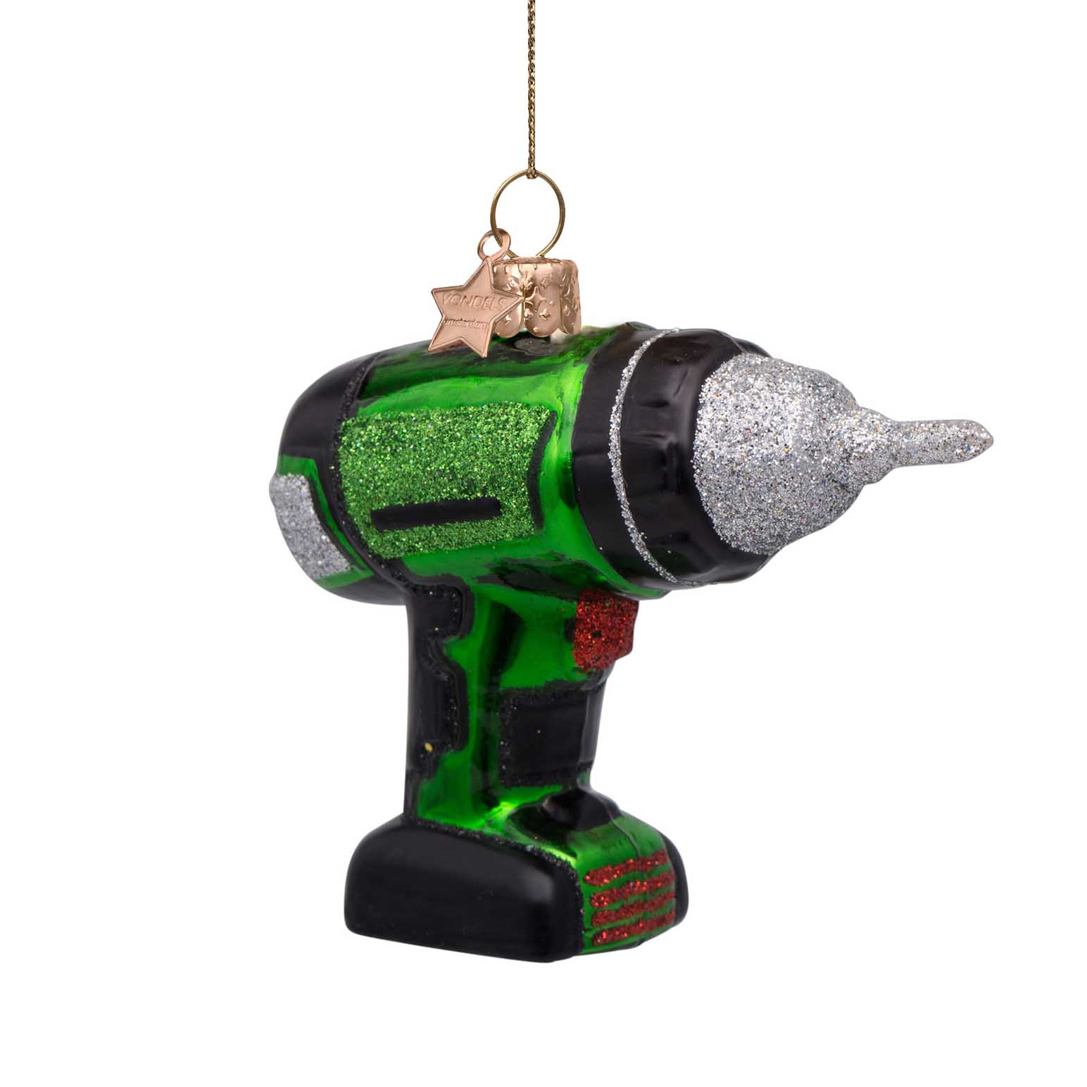 Vondels Ornament Glass Drill Machine 8.5cm