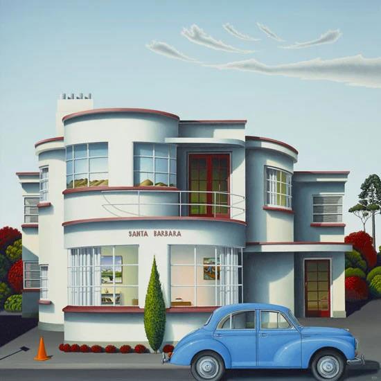 Hamish Allan Santa Barbara Matted Print