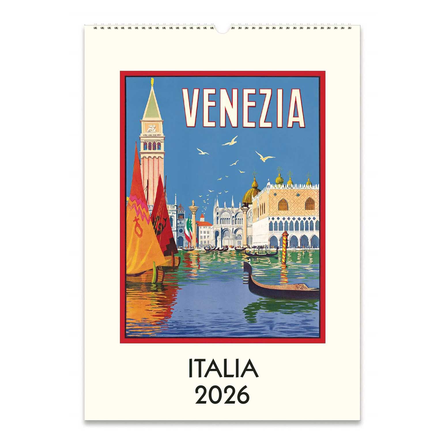Cavallini Italia 2026 Wall Calendar