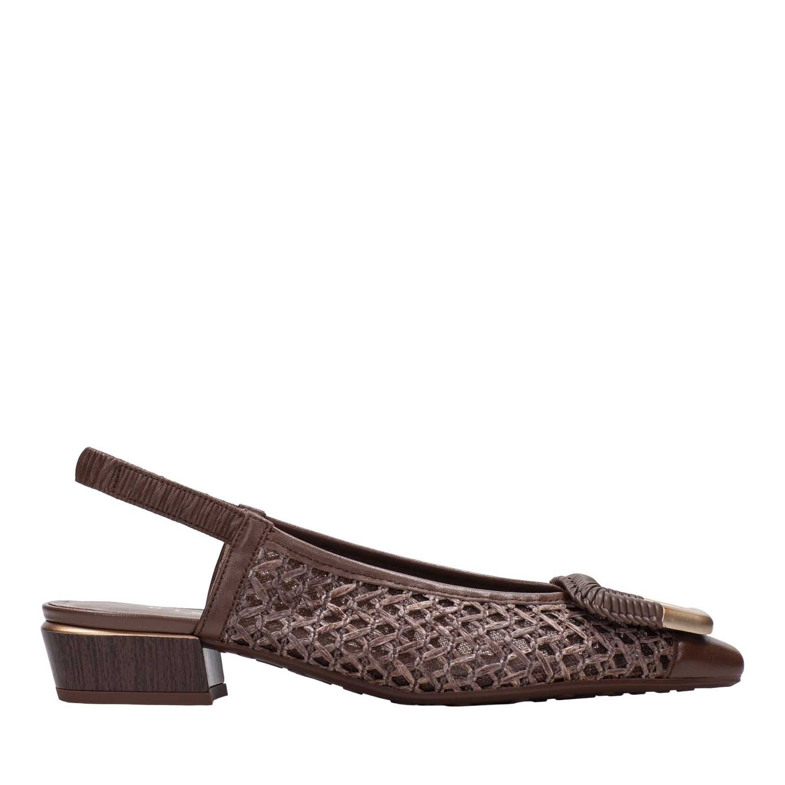 Hispanitas Azucena Raffia Slingback