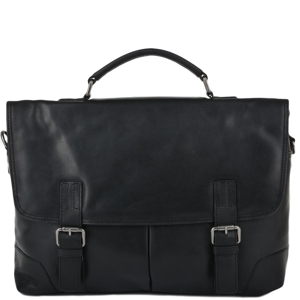 Ashwood Hampstead Double Guss Laptop Briefcase