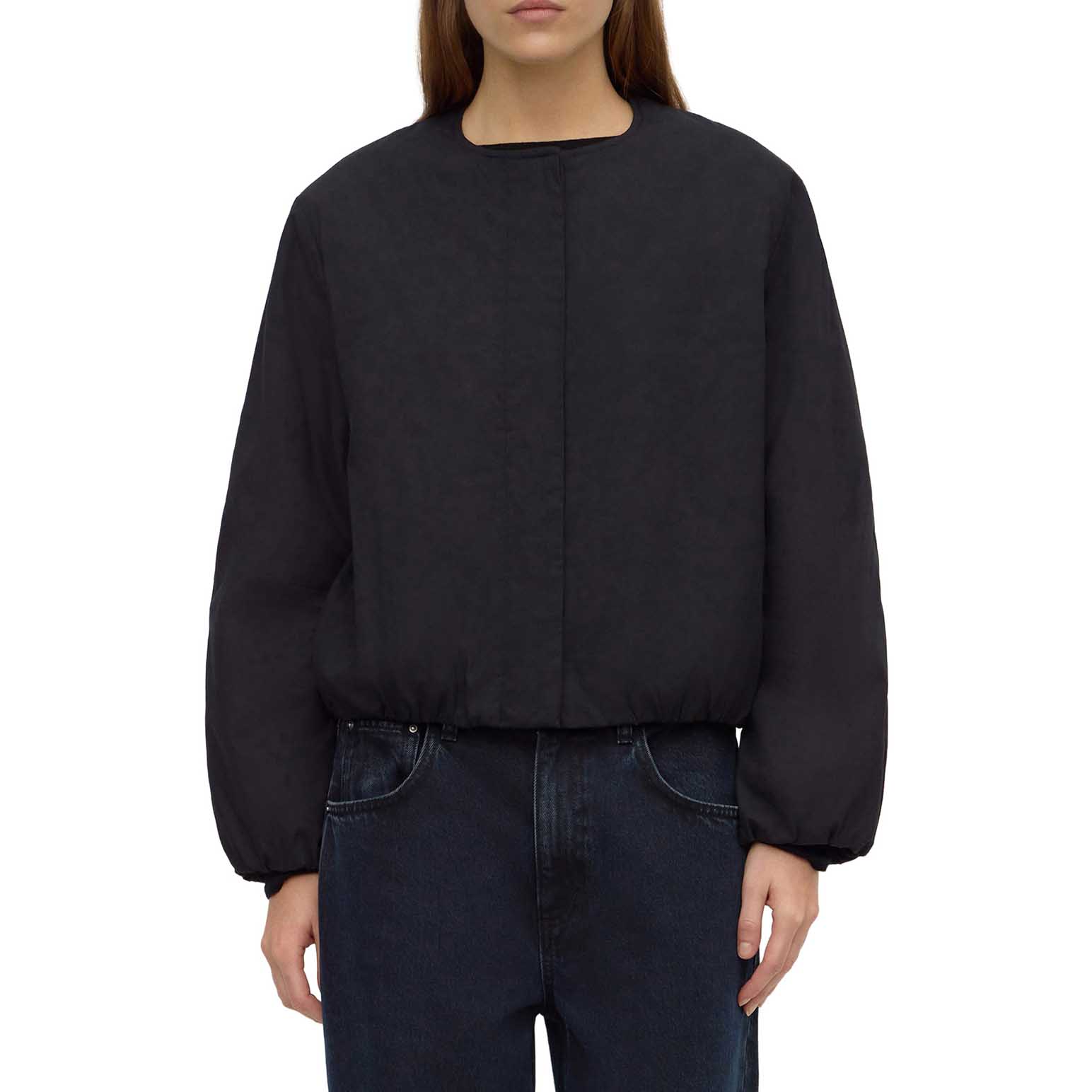 Assembly Label Zoie Padded Bomber Jacket Navy