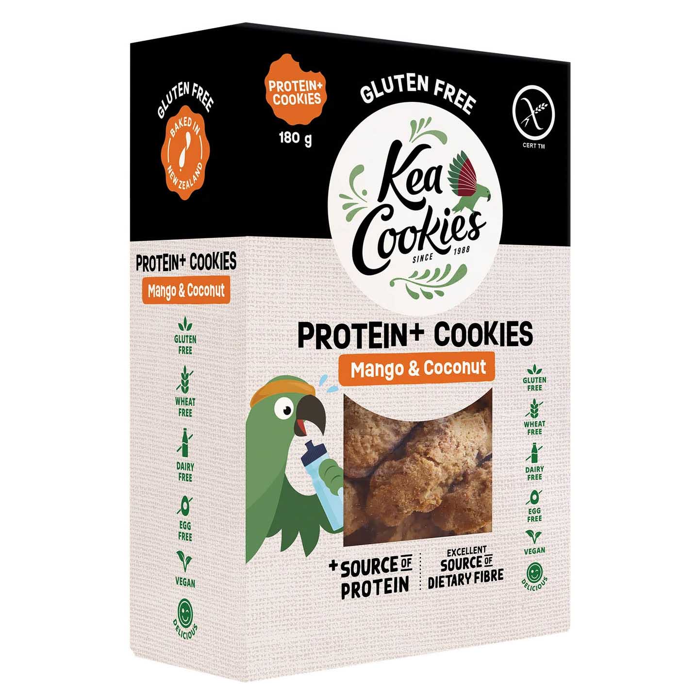 Kea Cookies Protein+ Mango & Coconut Gluten-Free Cookies 180g