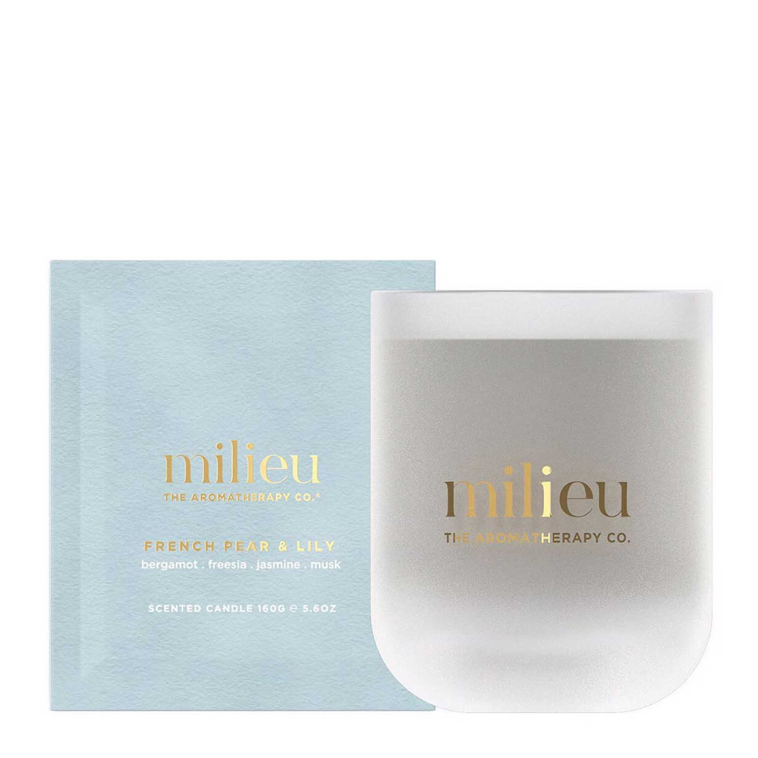 Milieu Candle 160g - French Pear & Lily