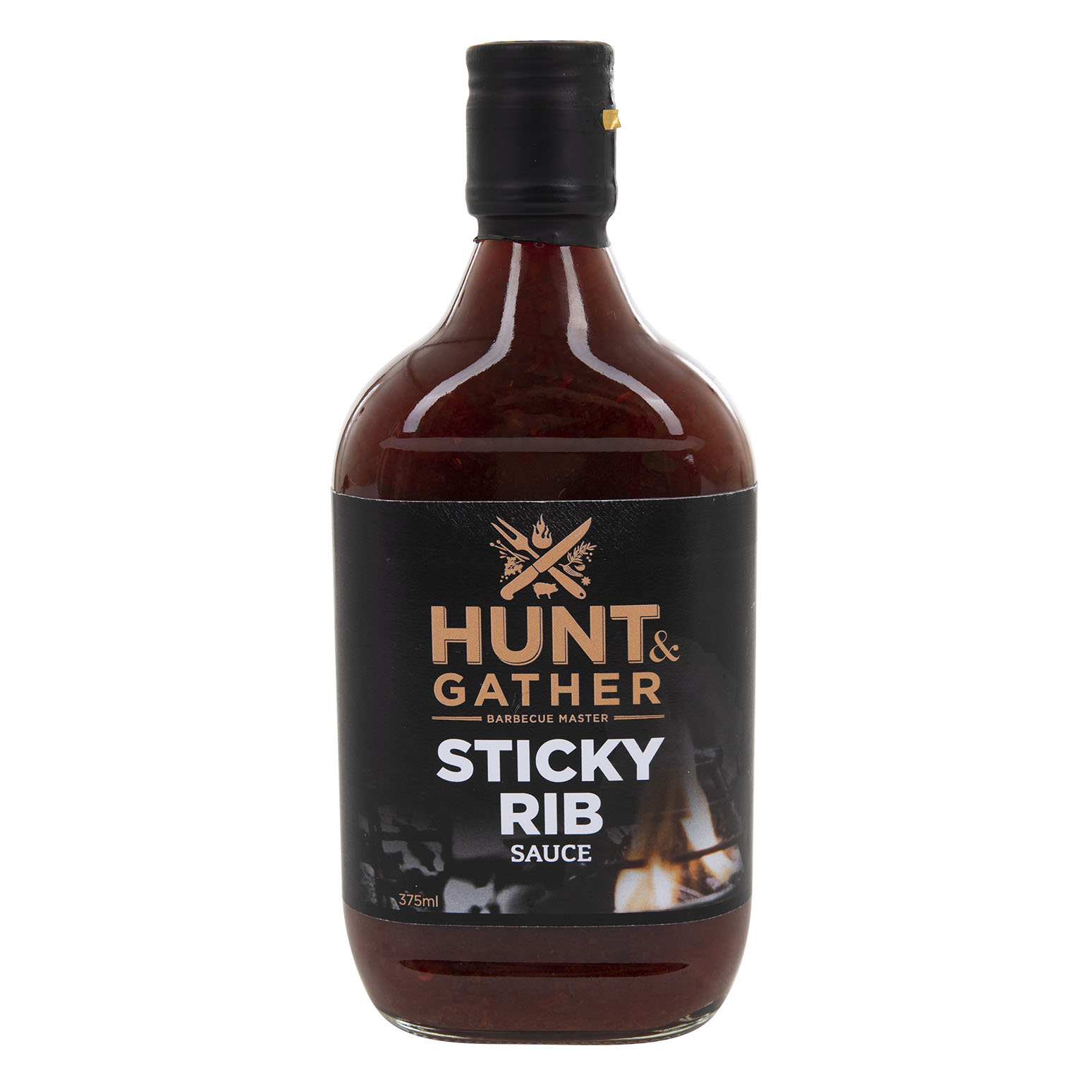 Hunt & Gather Sticky Rib BBQ Sauce 375ml