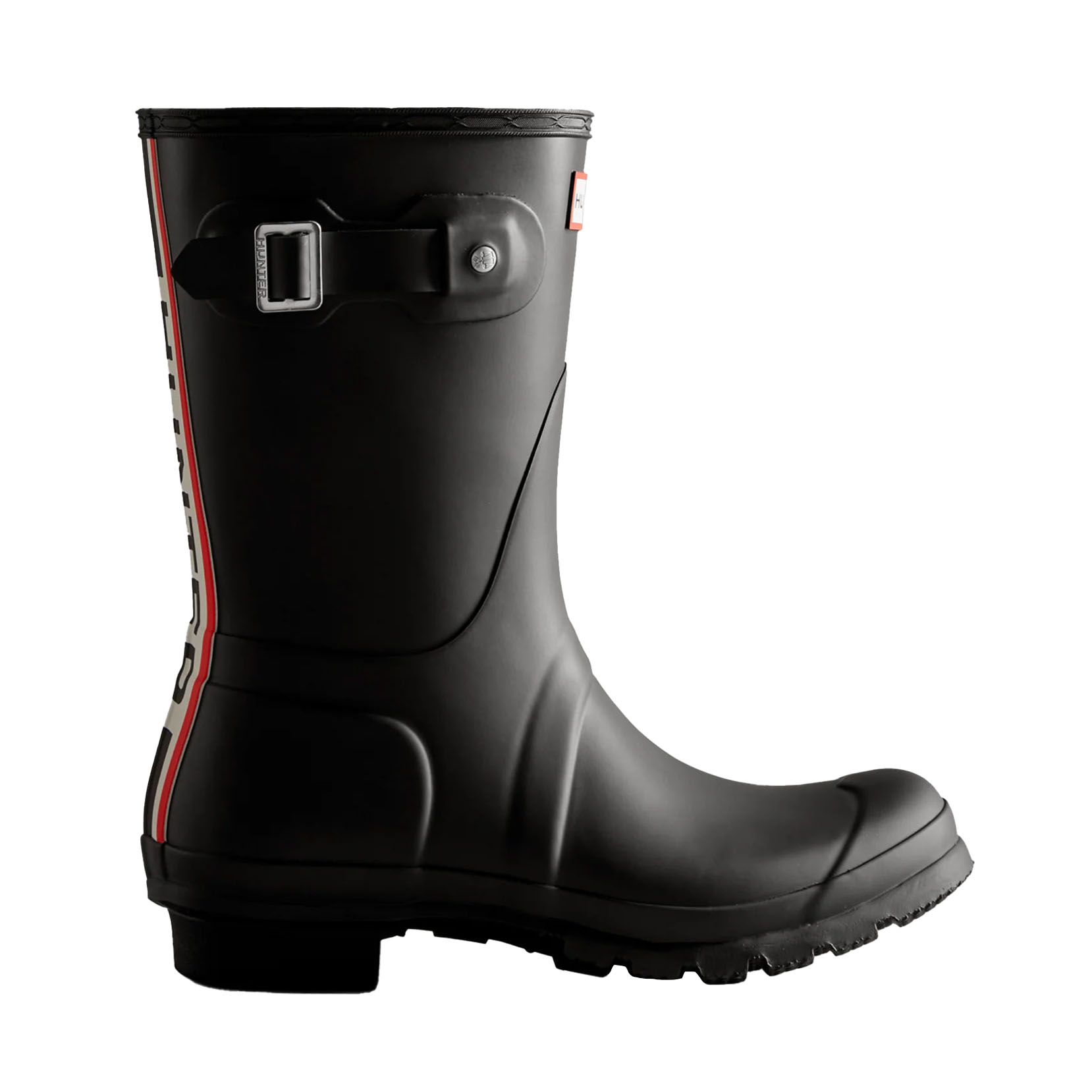 Hunter Original Short Tri Colour Logo Boot