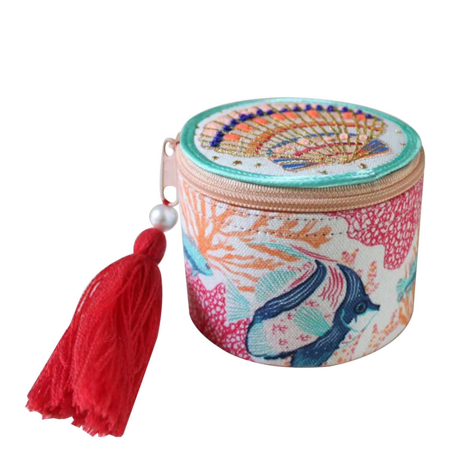 House Of Disaster Coral Shell Box