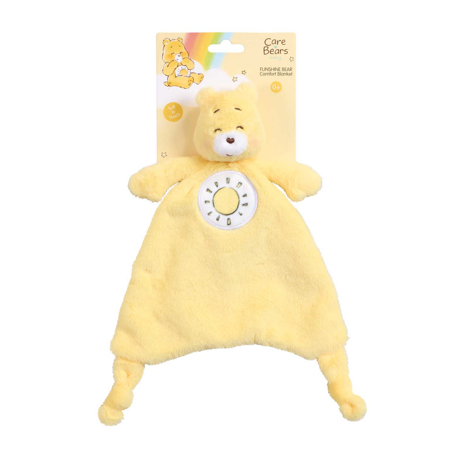 Care Bears Baby Comfort Blanket - Funshine Bear