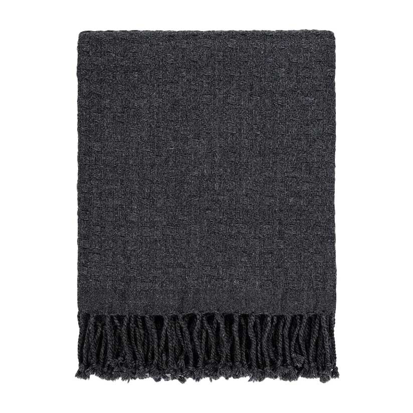 Ollo Capri Throw Charcoal 125X150cm
