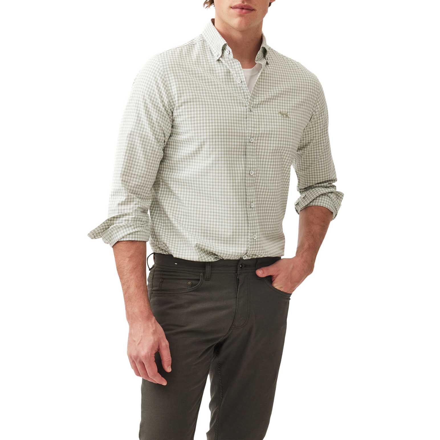 Rodd & Gunn Gunn Check Oxford Ls Sports Fit Shirt