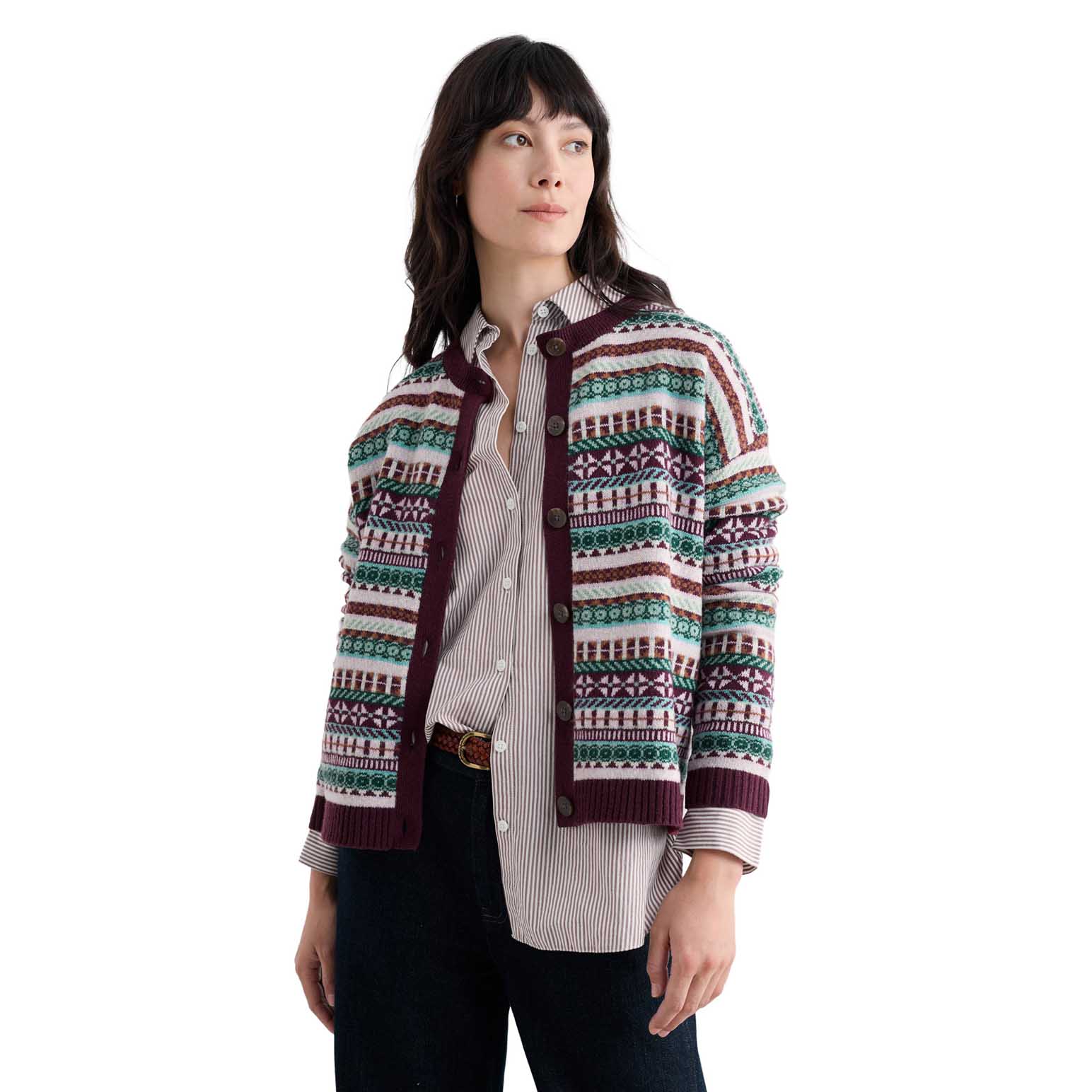 Seasalt Cornwall Copperhouse Cardigan Float Sardine Multi
