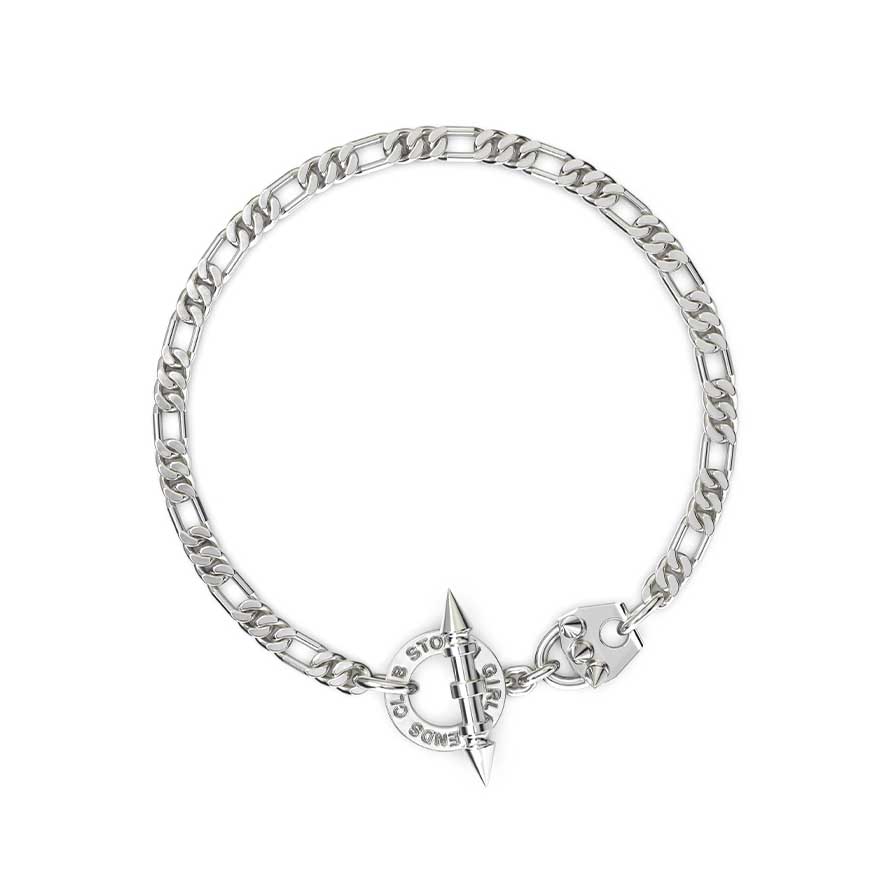 Stolen Girlfriends Club Spiked Fob Bracelet
