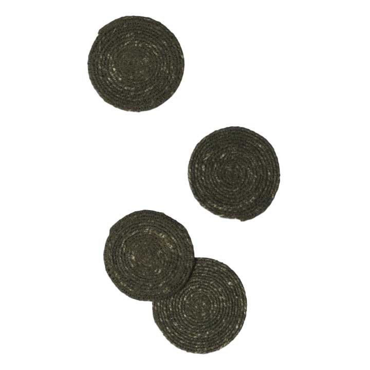 Citt&agrave; Woven Coaster Set Of 4 Olive 10cm