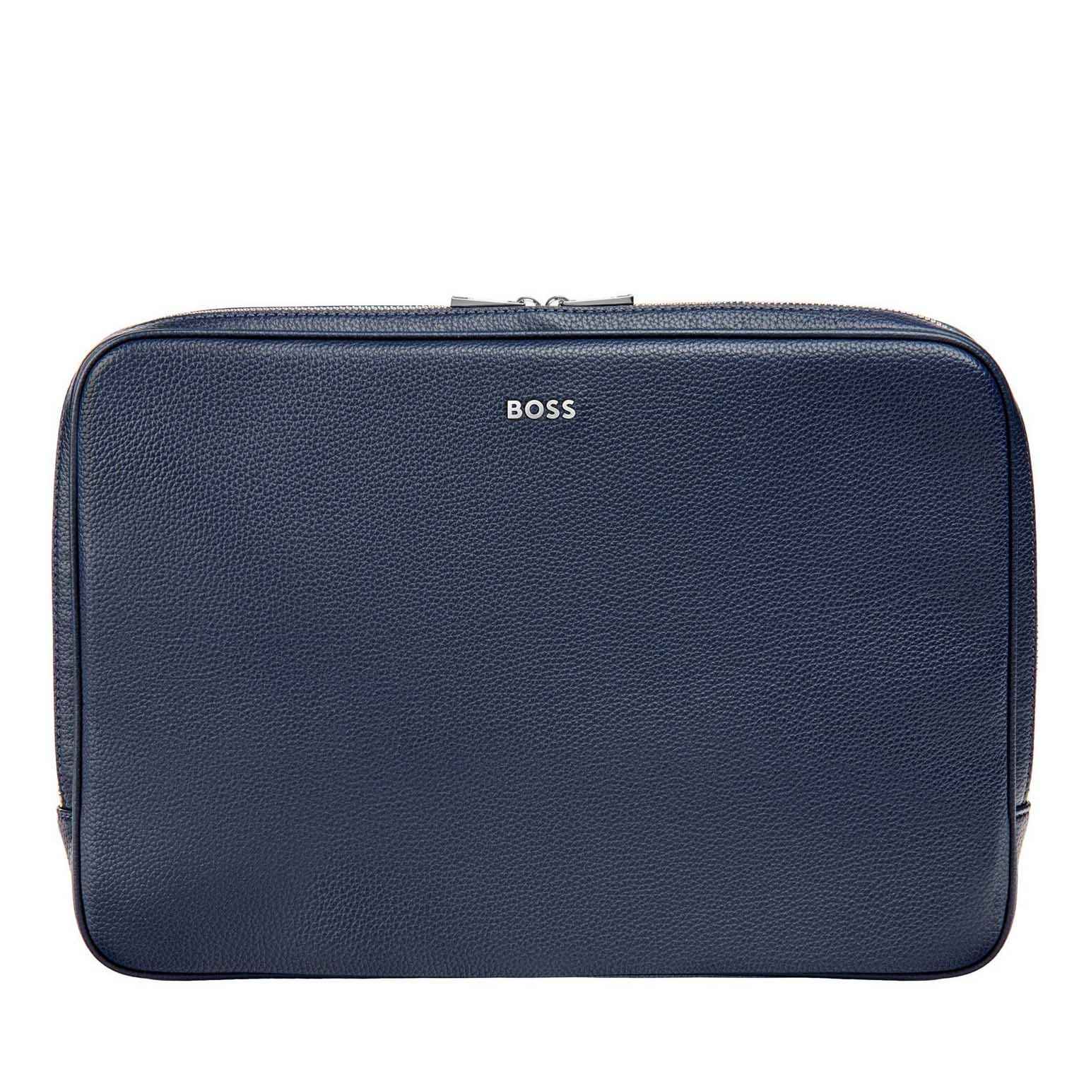 BOSS Laptop Bag Classic Grained Navy