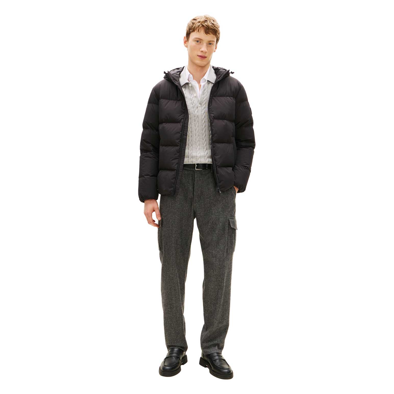 Tommy Hilfiger Water Repellent Down Hooded Puffer Jacket
