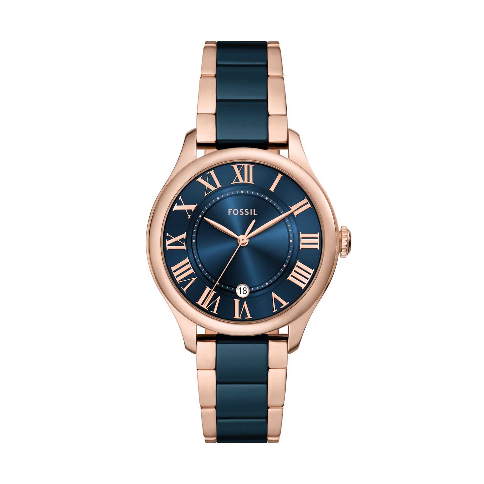 Fossil Gilmore Three-Hand Date Ceramic Watch CE1134