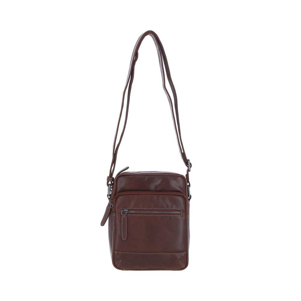 Ashwood Leather Men's Zip Crossbody Bag