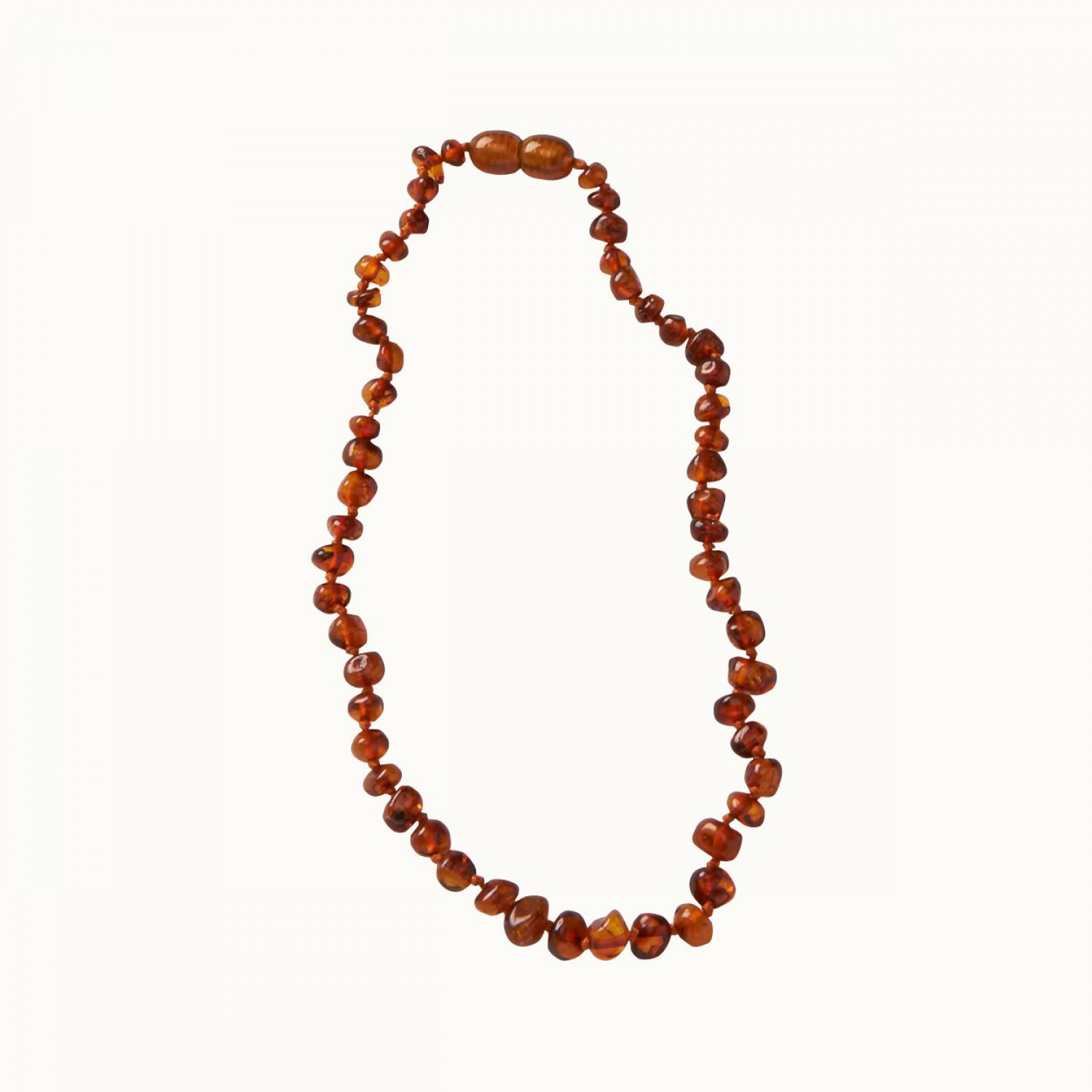 Nature Baby Amber Teething Necklaces Cognac