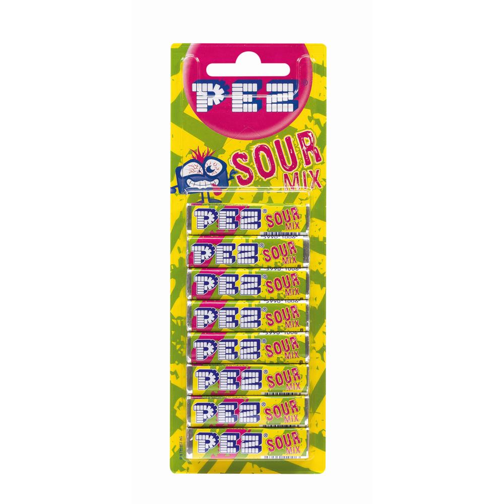 PEZ 8 Piece Sour Refills 68g