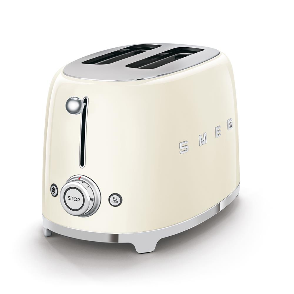Smeg 2 Slice Toaster - Cream