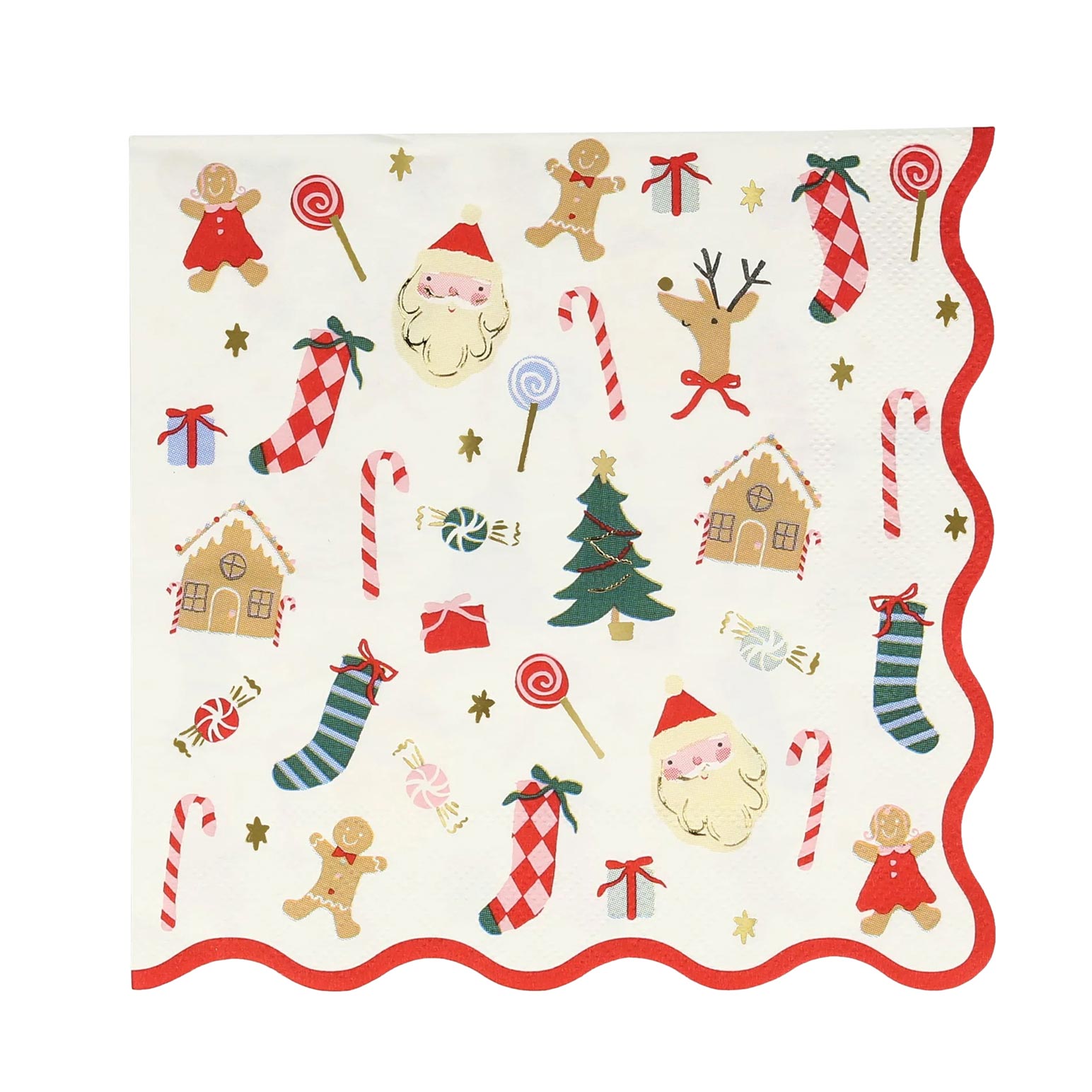 Meri Meri Jolly Christmas Large Napkins (x 16)