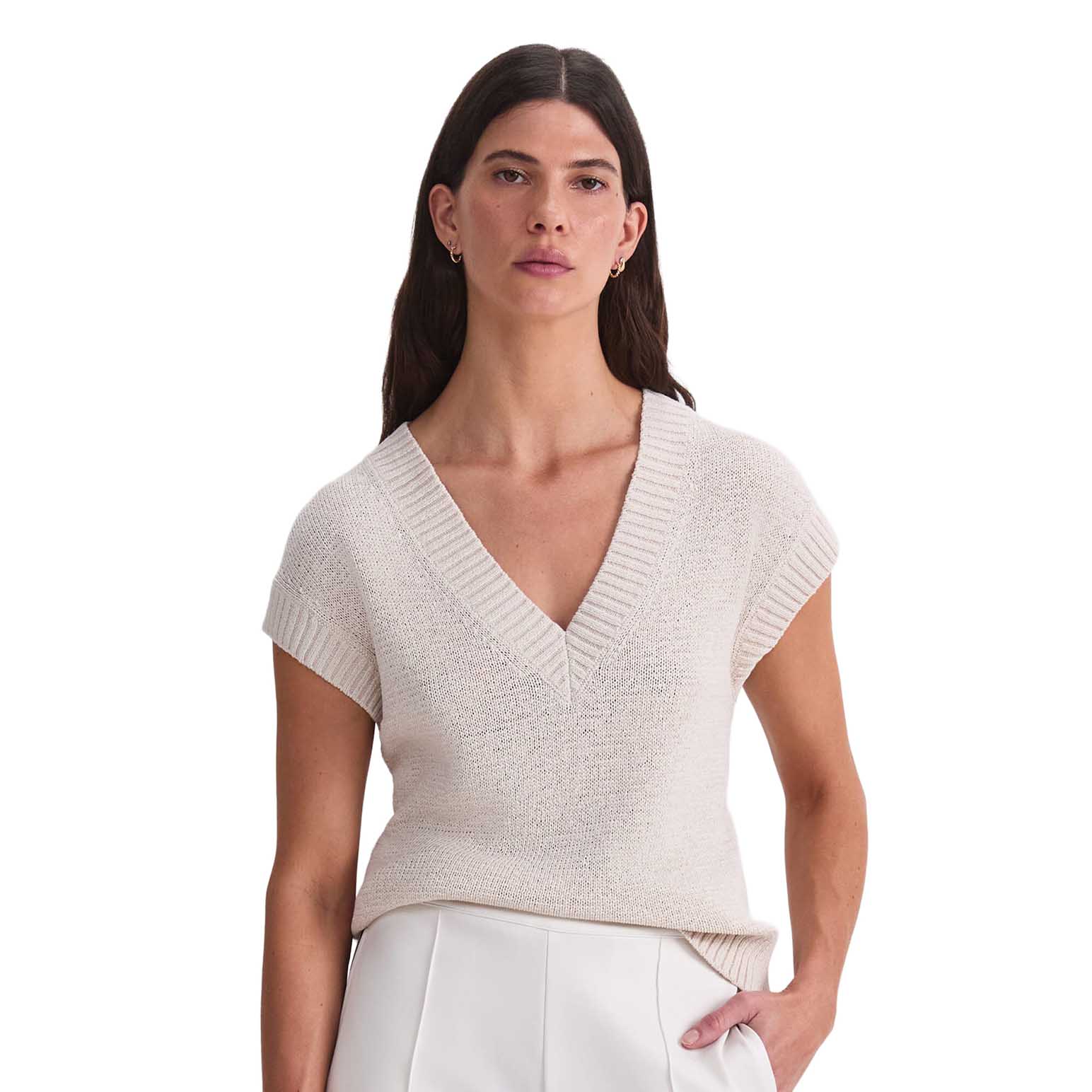 Sportscraft Josie Tape Yarn V Neck