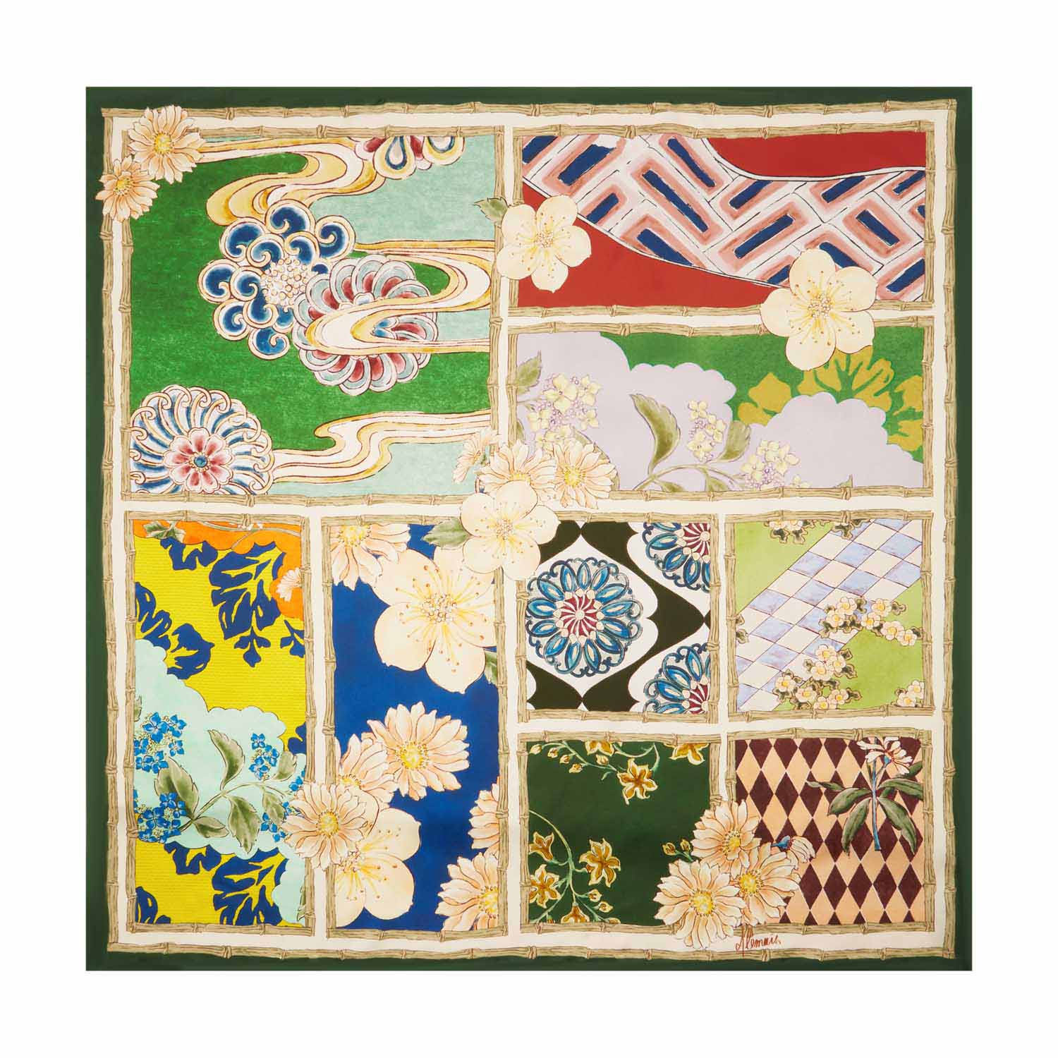 ALÉMAIS Bianca Silk Scarf