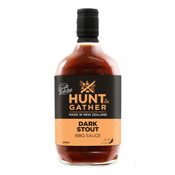 Hunt & Gather Dark Stout BBQ Sauce 375ml
