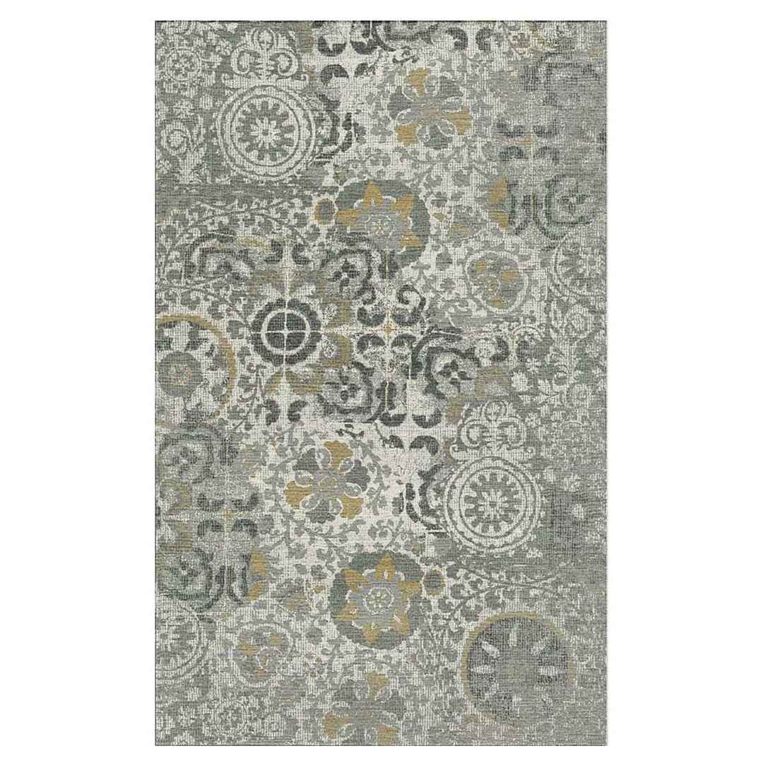 Pottery Barn Talia Printed Rug 152x244cm Gray Multi