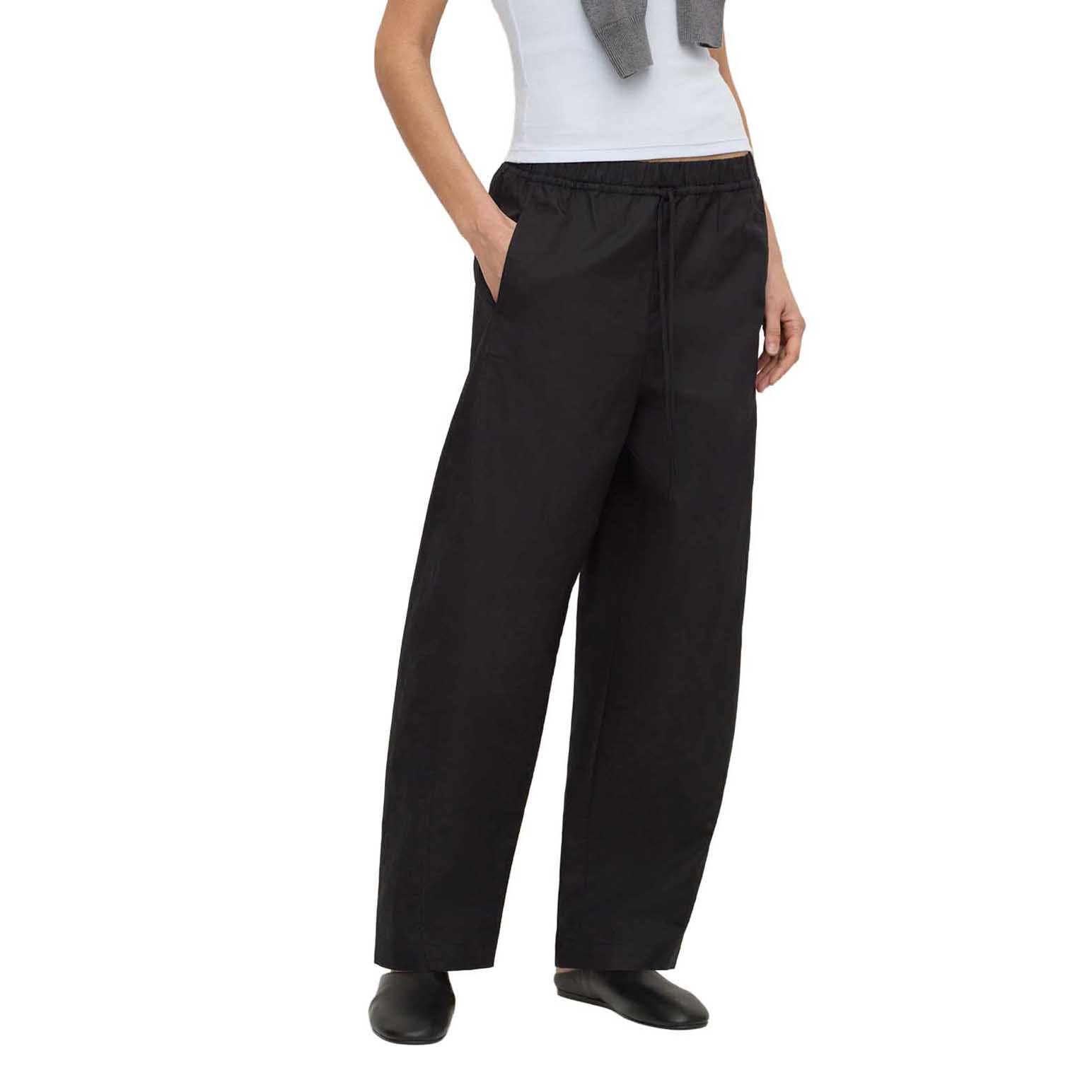 Assembly Label Loxley Cotton Blend Pant Black