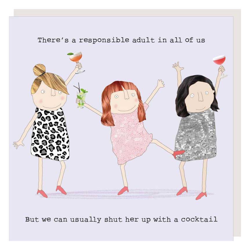 Rosie Made A Thing Responsible Girl Birthday Card