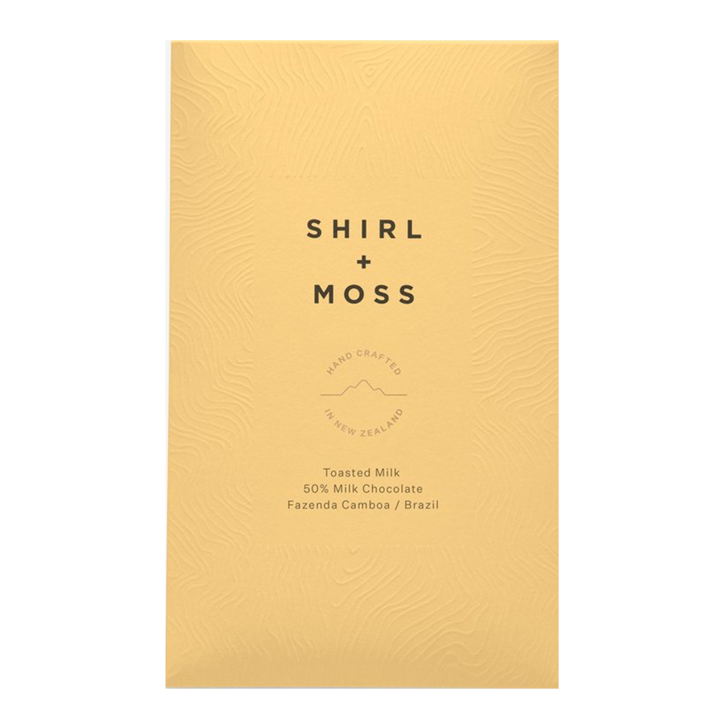 Shirl + Moss Toasted Milk 50% Milk Chocolate Bar 80G