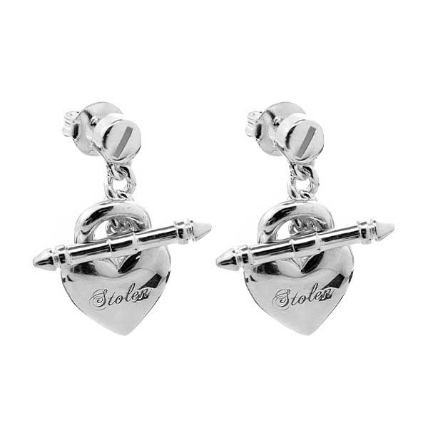 Stolen Girlfriends Club Love Locket Fob Earrings
