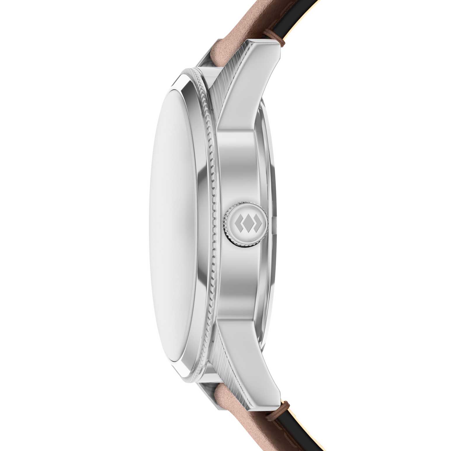 Fossil Pearson 42mm Three-Hand Day-Date Brown Leather Watch
