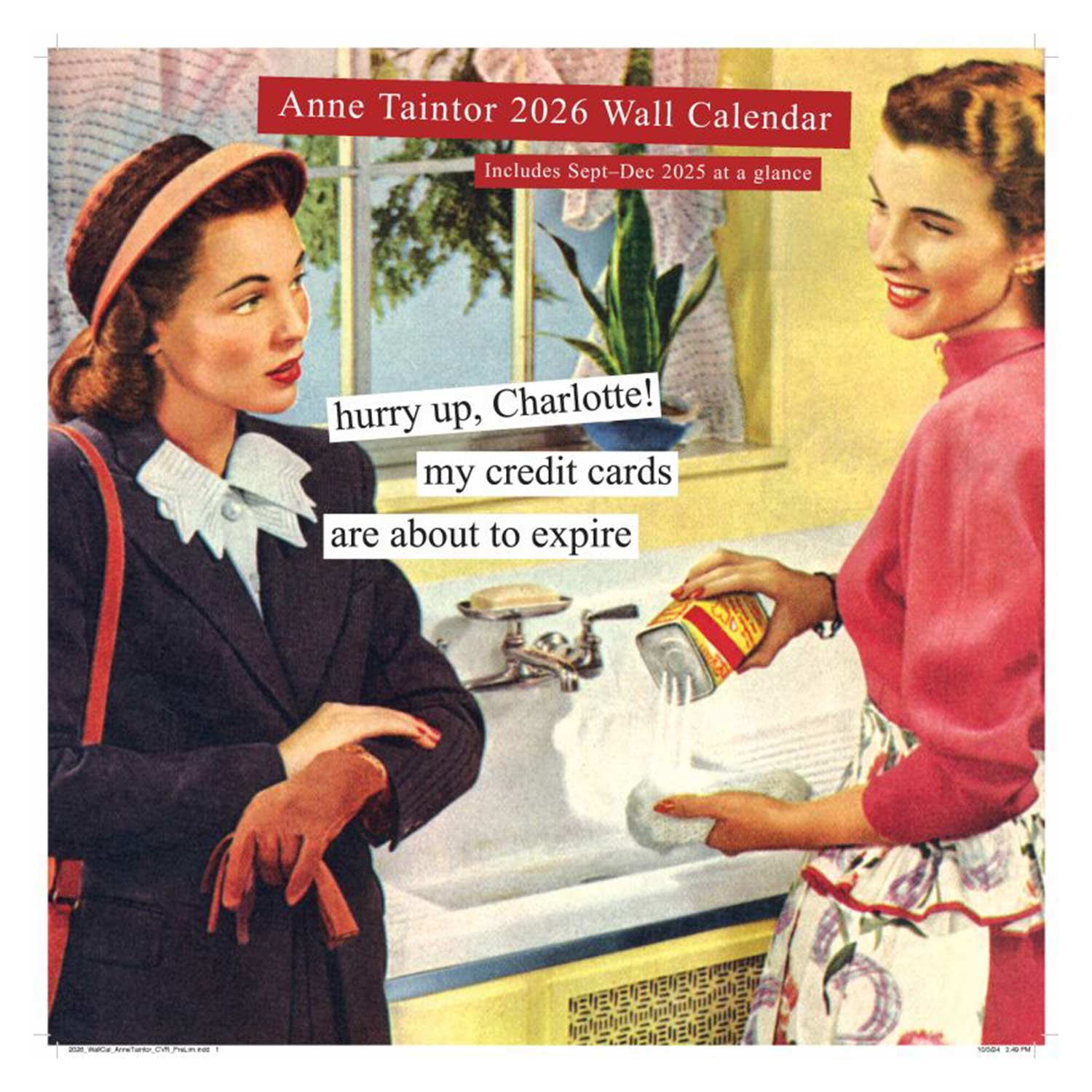 Anne Taintor 2026 Wall Calendar